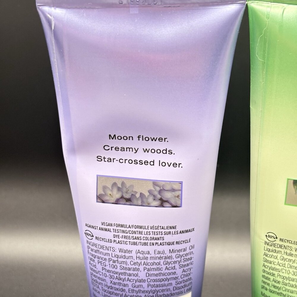 Set Of 2 Victoria Secret Hydrating Body Lotion Pear Glacé & Midnight Bloom 8 oz - Picture 8 of 16